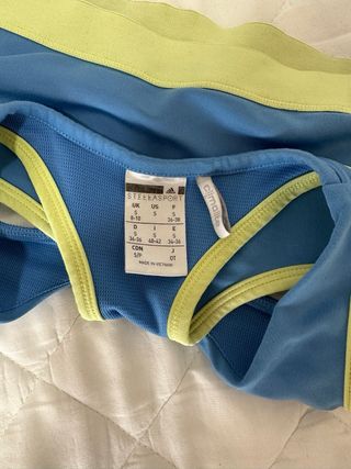 Sujetador deportivo Adidas Talla S Mujer