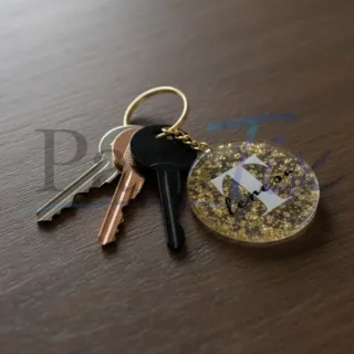 Llavero nombre personalizado - redondo