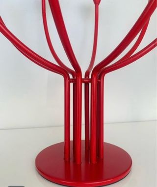 Candelabro Ikea Stockholn 8 brazos rojo