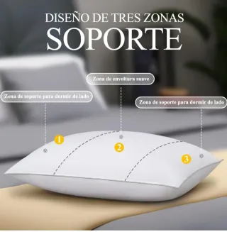 Almohada Orange Wave Plumas Lujo RDS