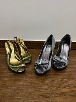 Lote Sandalias Tacón Talla 36