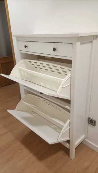 Zapatero Ikea Hemnes Blanco