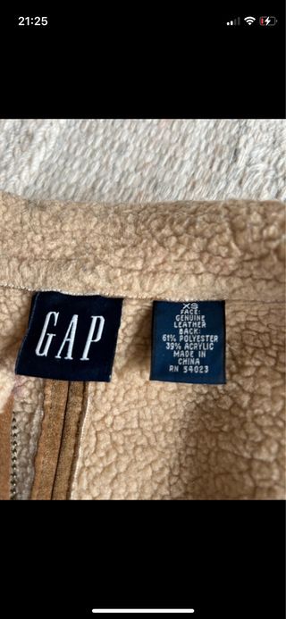 Giacca GAP scamosciata marrone