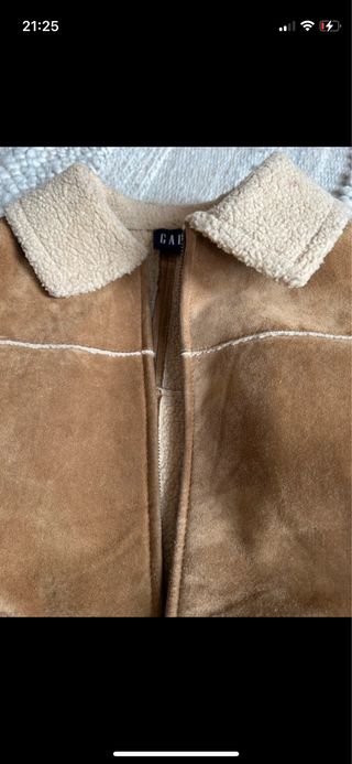 Giacca GAP scamosciata marrone