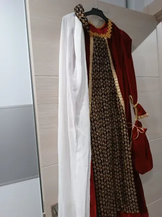 Vestido Medieval Mujer Talla Única