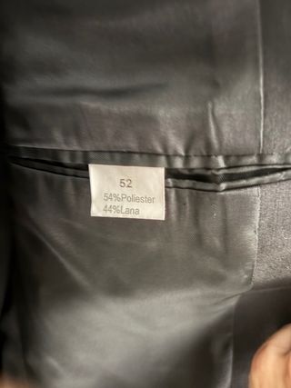 Traje Easy Wear T52 Negro Vintage El Corte Inglés