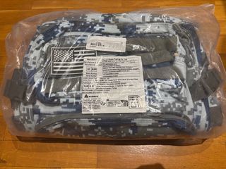 Mochila Táctica Senderismo 45L Azul/Gris