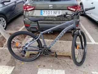 Bicicleta Rockrider Gris