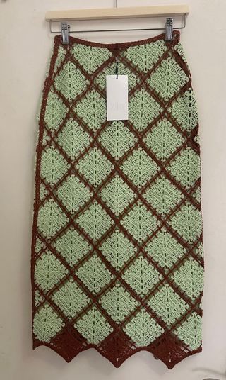 Falda Zara Crochet Talla S