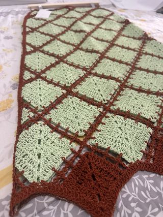 Falda Zara Crochet Talla S