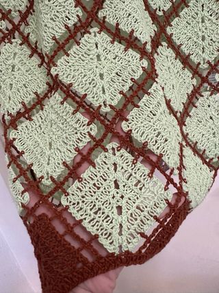 Falda Zara Crochet Talla S