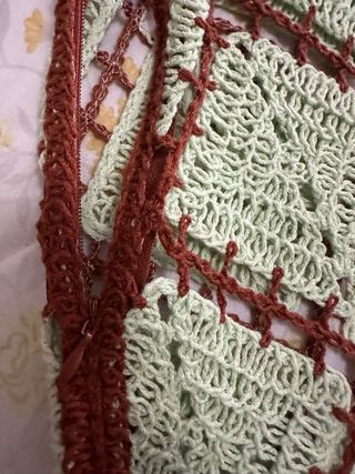 Falda Zara Crochet Talla S