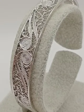 Bracciale vintage rigido filigrana donna bohemien