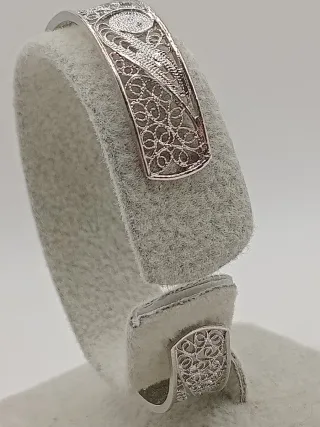 Bracciale vintage rigido filigrana donna bohemien