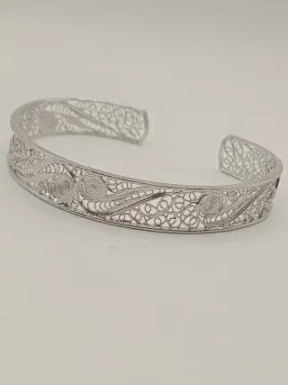 Bracciale vintage rigido filigrana donna bohemien