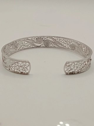 Bracciale vintage rigido filigrana donna bohemien