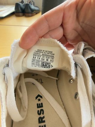 Converse All star blancas (38 EUR)