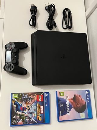 PS4 Slim 1TB + Mando + 2 Juegos