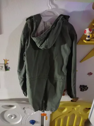 Parka verde uomo L  Tasche bucate da ricucire