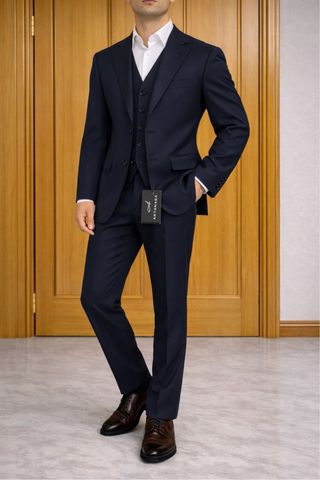 Traje ANTONAGA 3 Piezas Super 110's Azul