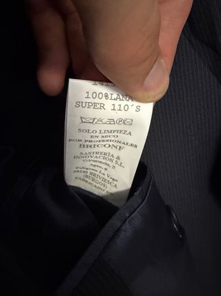 Traje ANTONAGA 3 Piezas Super 110's Azul