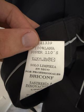 Traje ANTONAGA 3 Piezas Super 110's Azul