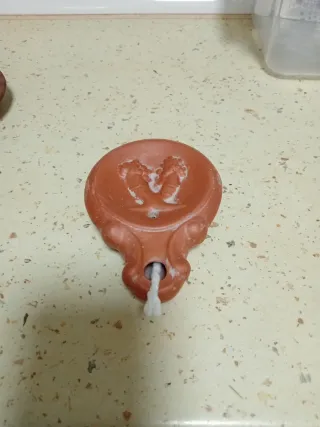 Lucerna romana terracota reproducción