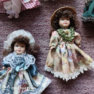 Muñecas de porcelana vintage