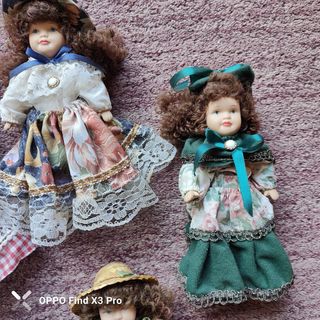 Muñecas de porcelana vintage