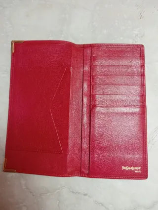 Cartera Antigua Yves Saint Laurent Paris Roja