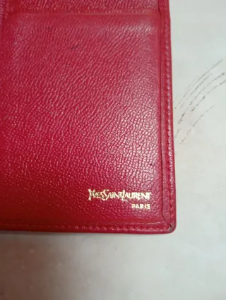 Cartera Antigua Yves Saint Laurent Paris Roja