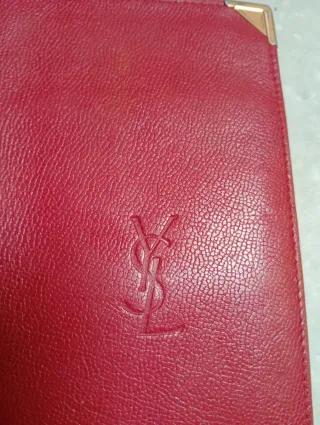 Cartera Antigua Yves Saint Laurent Paris Roja