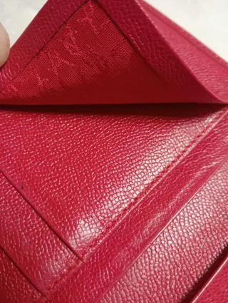 Cartera Antigua Yves Saint Laurent Paris Roja