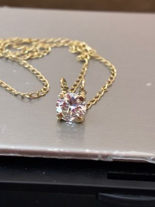 Colgante Oro 18k Diamante Natural 1.00 Ct