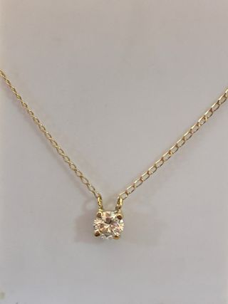 Colgante Oro 18k Diamante Natural 1.00 Ct