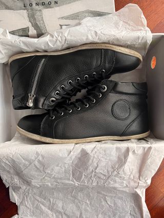 Stivaletti Pelle Nero Pepe Jeans Tg. 42