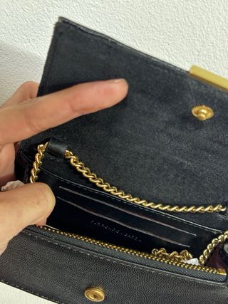 Bolso y billetera Purificación Garcia negro