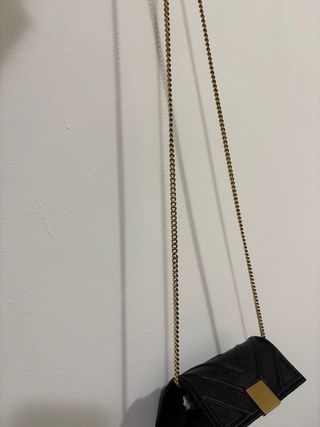 Bolso y billetera Purificación Garcia negro