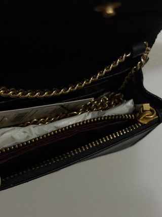 Bolso y billetera Purificación Garcia negro