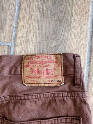 Levi’s 501XX Uomo W29 L34 – Jeans Originali Vintag