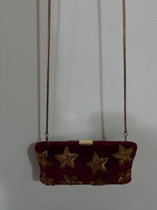 Bolso Purificación García estrellas doradas