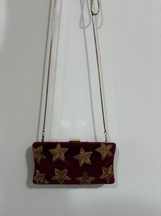Bolso Purificación García estrellas doradas