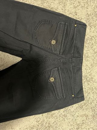 Pantalones Massimo Dutti Negros