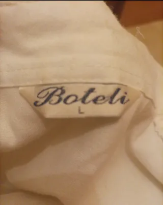 Camisa blanca manga larga