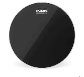 Evans TT08CHR 8" Drum Head Black Chrome Parche