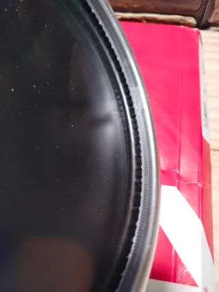 Evans TT08CHR 8" Drum Head Black Chrome Parche