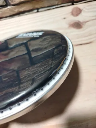 Evans TT08CHR 8" Drum Head Black Chrome Parche