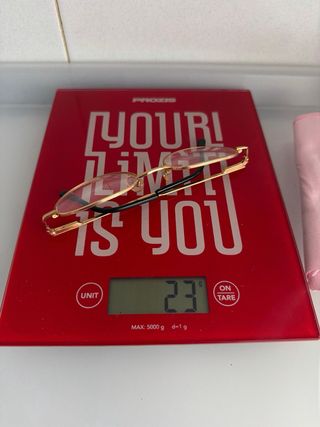 Gafas Avant Garde Oro Vintage años 90