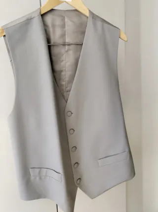 Traje de novio negro 3 piezas