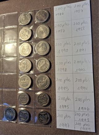 Moneda / Monedas serie 200 pts